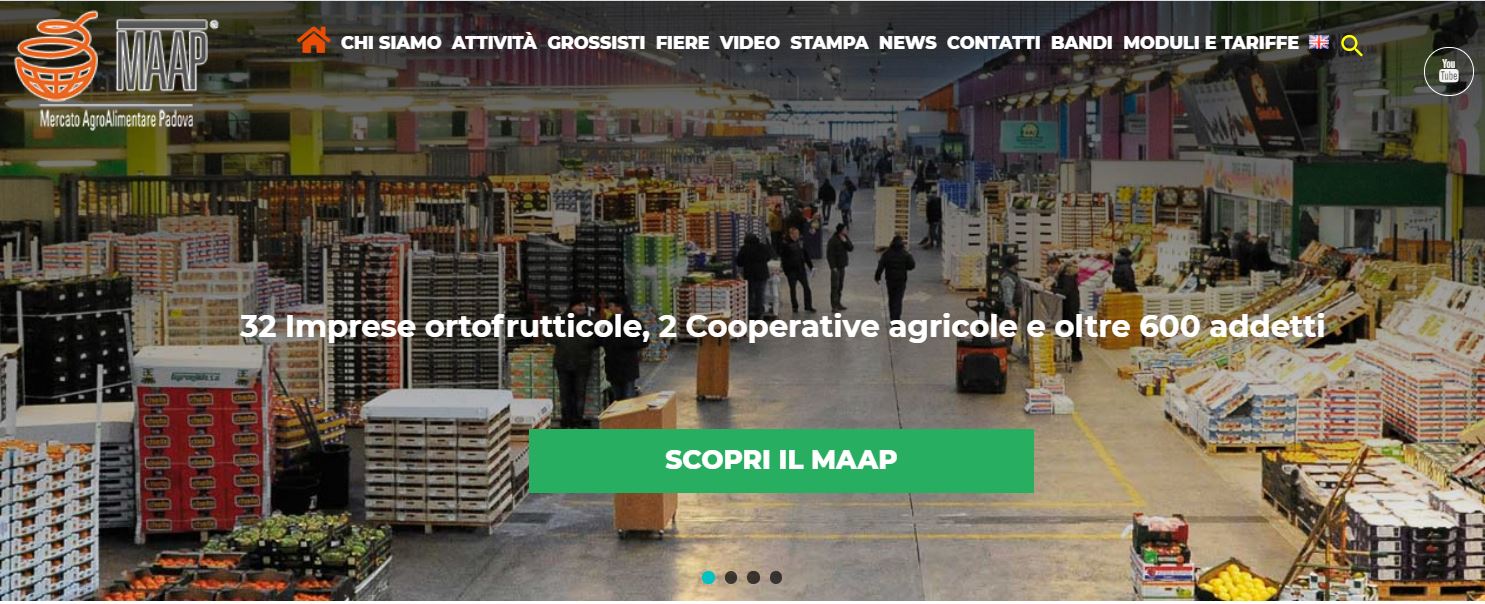 MAAP  Mercato Agroalimentare Padova. Siamo presenti "da sempre", in una zona riservata, nell'area produttori (zona B).  La Sig.ra Anita e i nostri collaboratori sono ogni giorno a vostra completa disposizione con le nostre freschezze